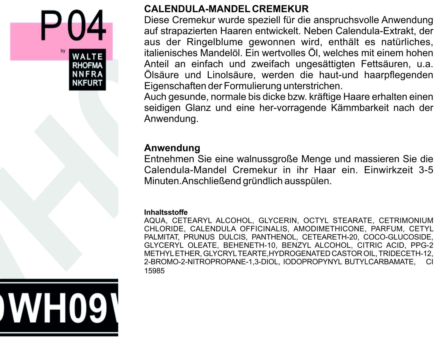 PFLEGE WH09