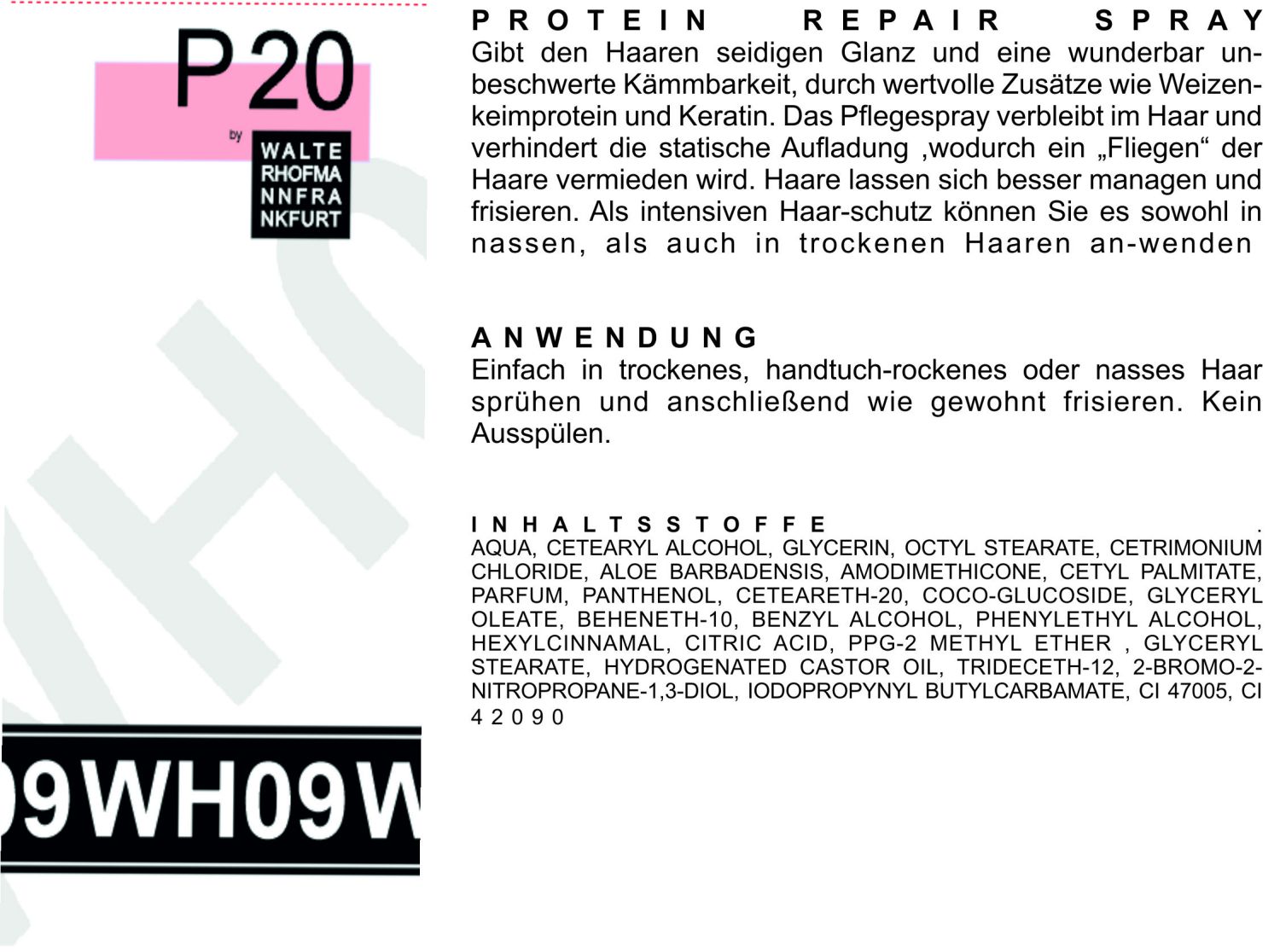PFLEGE WH09