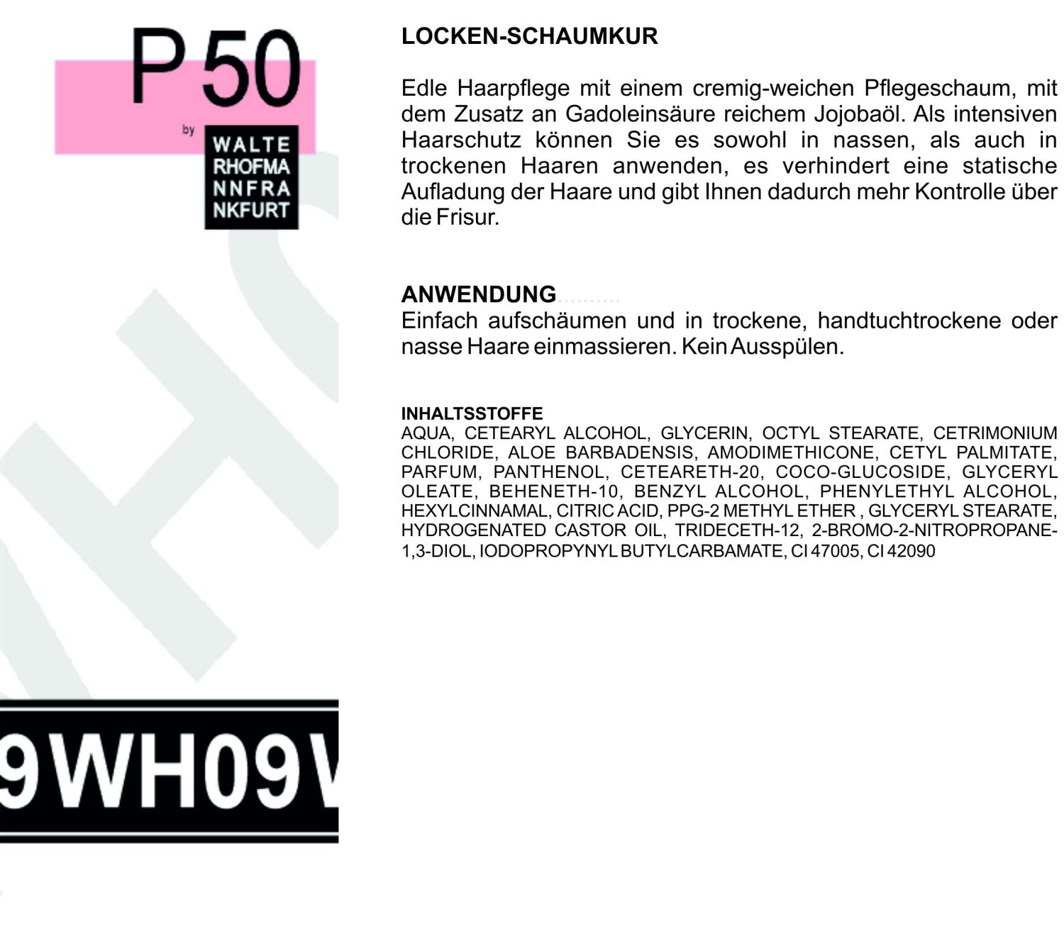 PFLEGE WH09