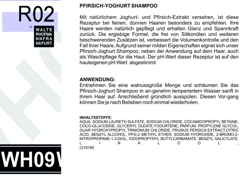 REINIGUNG WH09